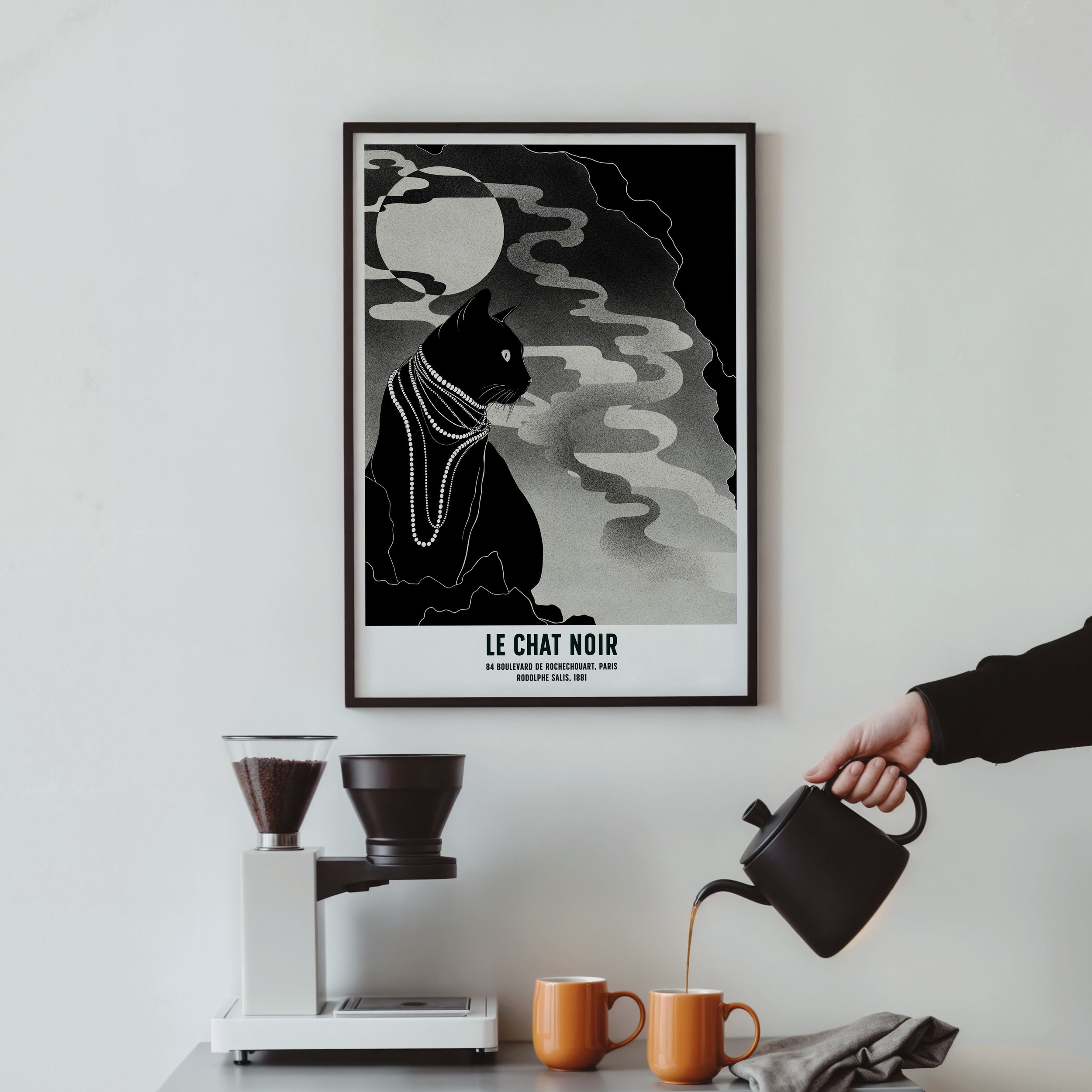 Le Chat Noir - Art Print — Abi Overland